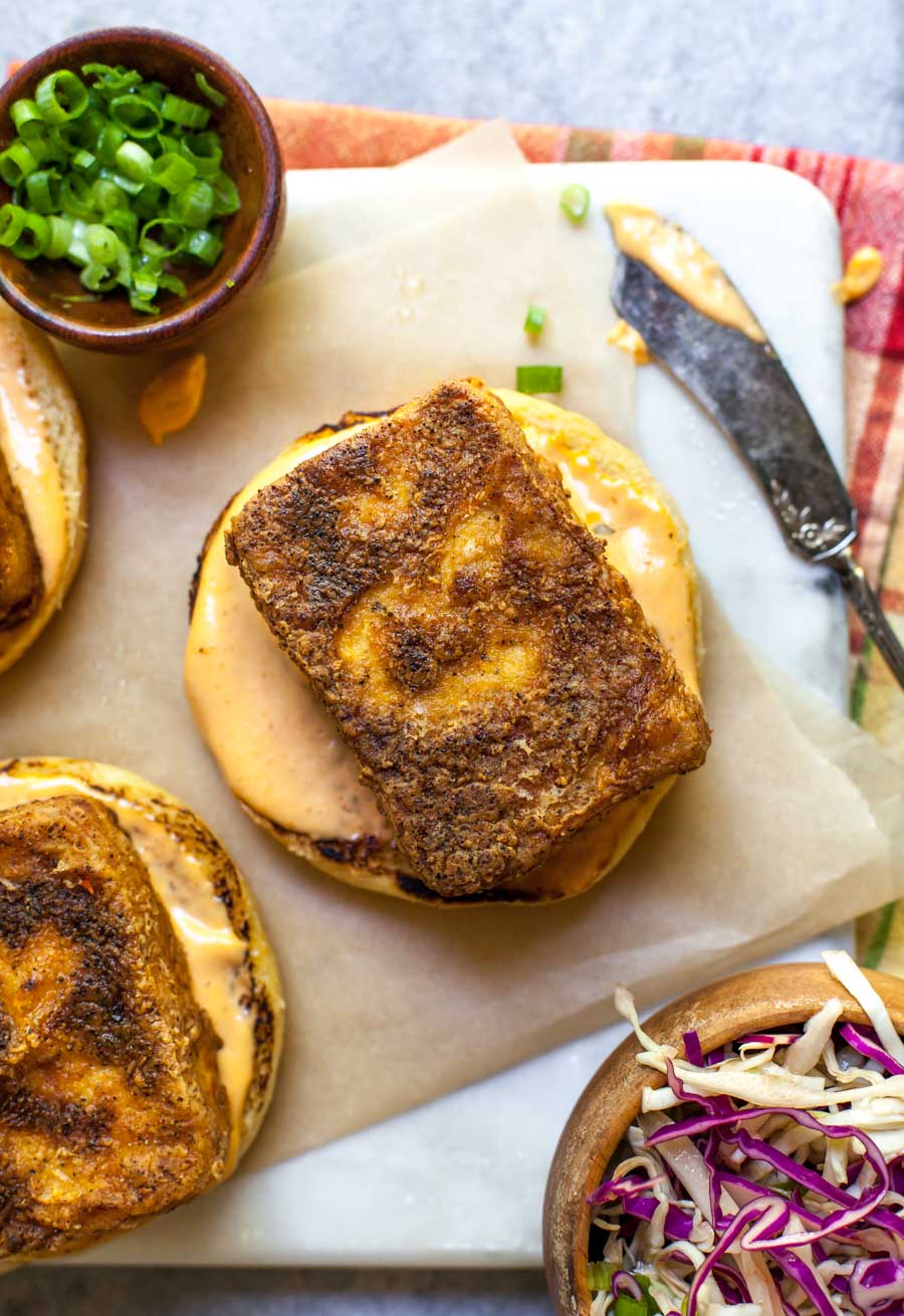 Crispy Chicken Fried Tofu