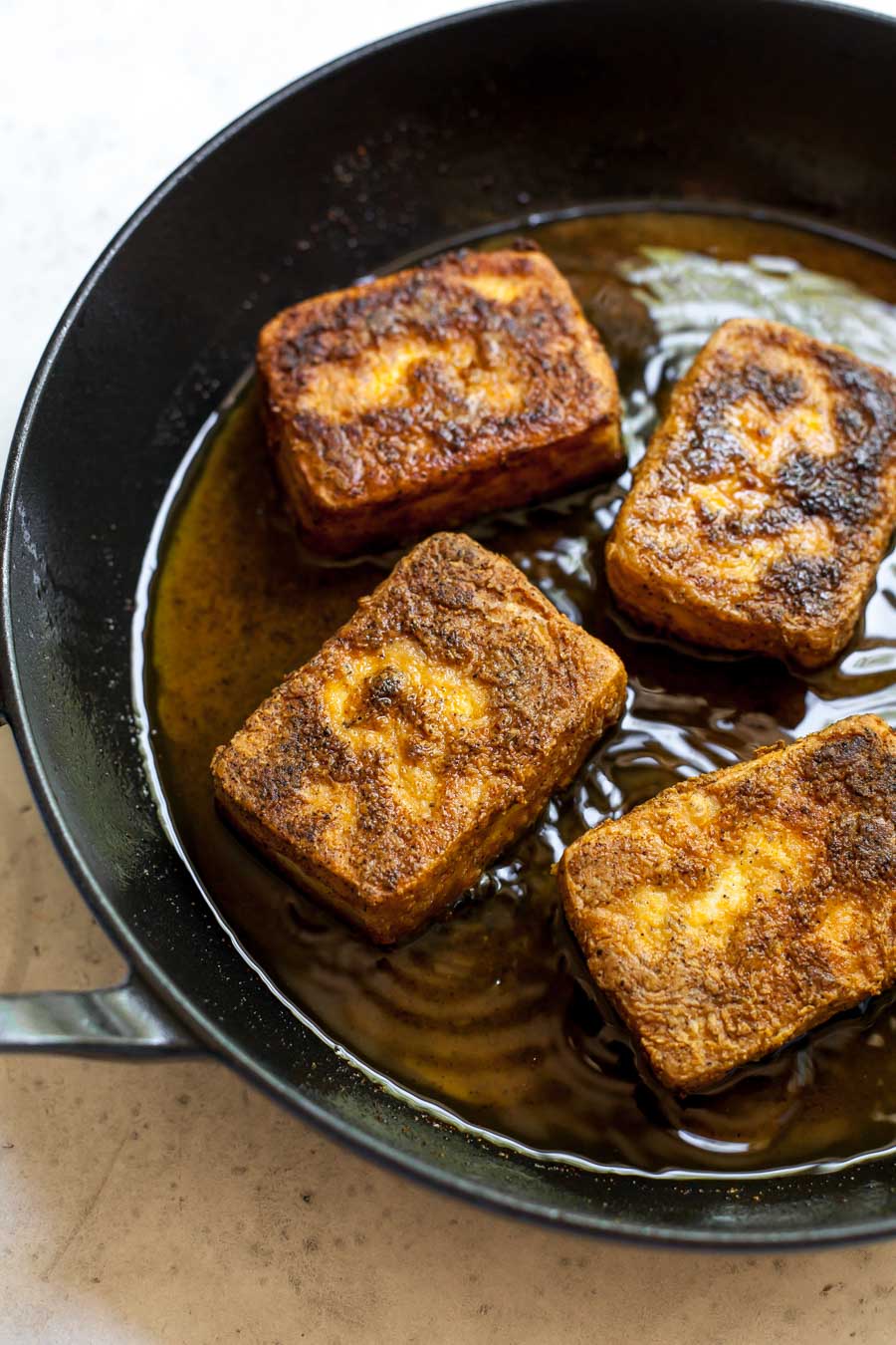 Crispy Pan-Fried Tofu