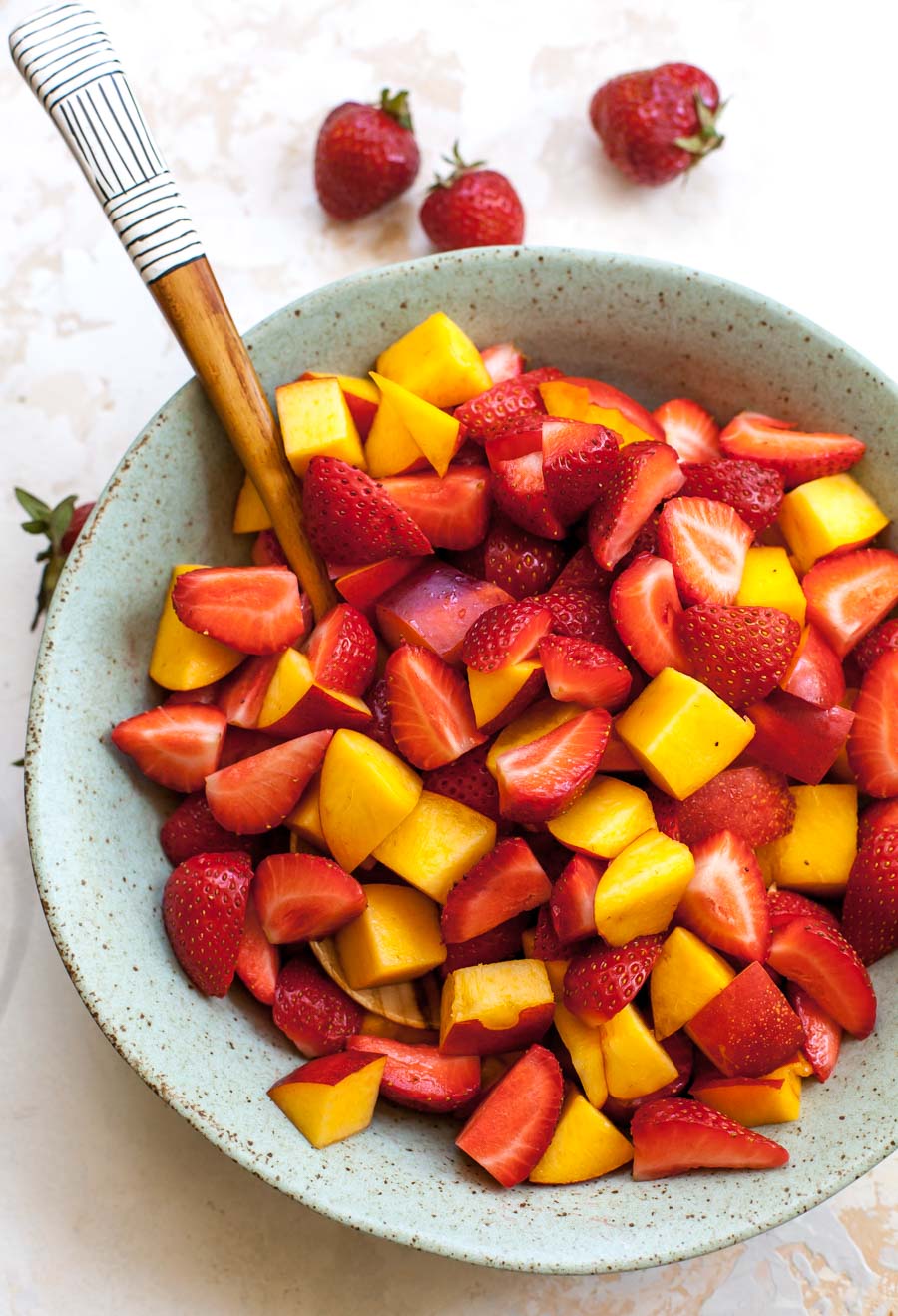 Strawberries and nectarines