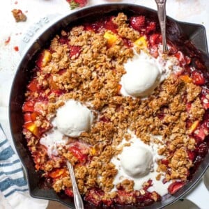 Summer Fruit Crisp with Ginger Streusel