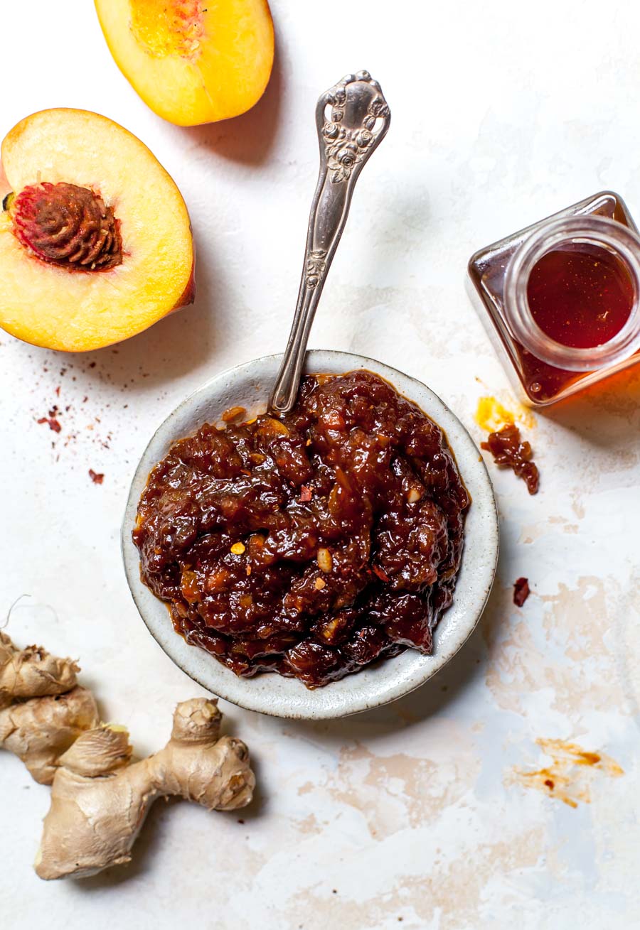 Homemade Peach BBQ Sauce