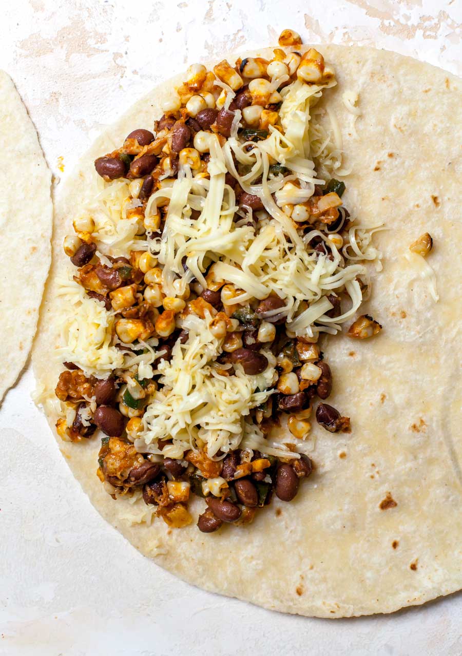 Mexican Street Corn Quesadillas