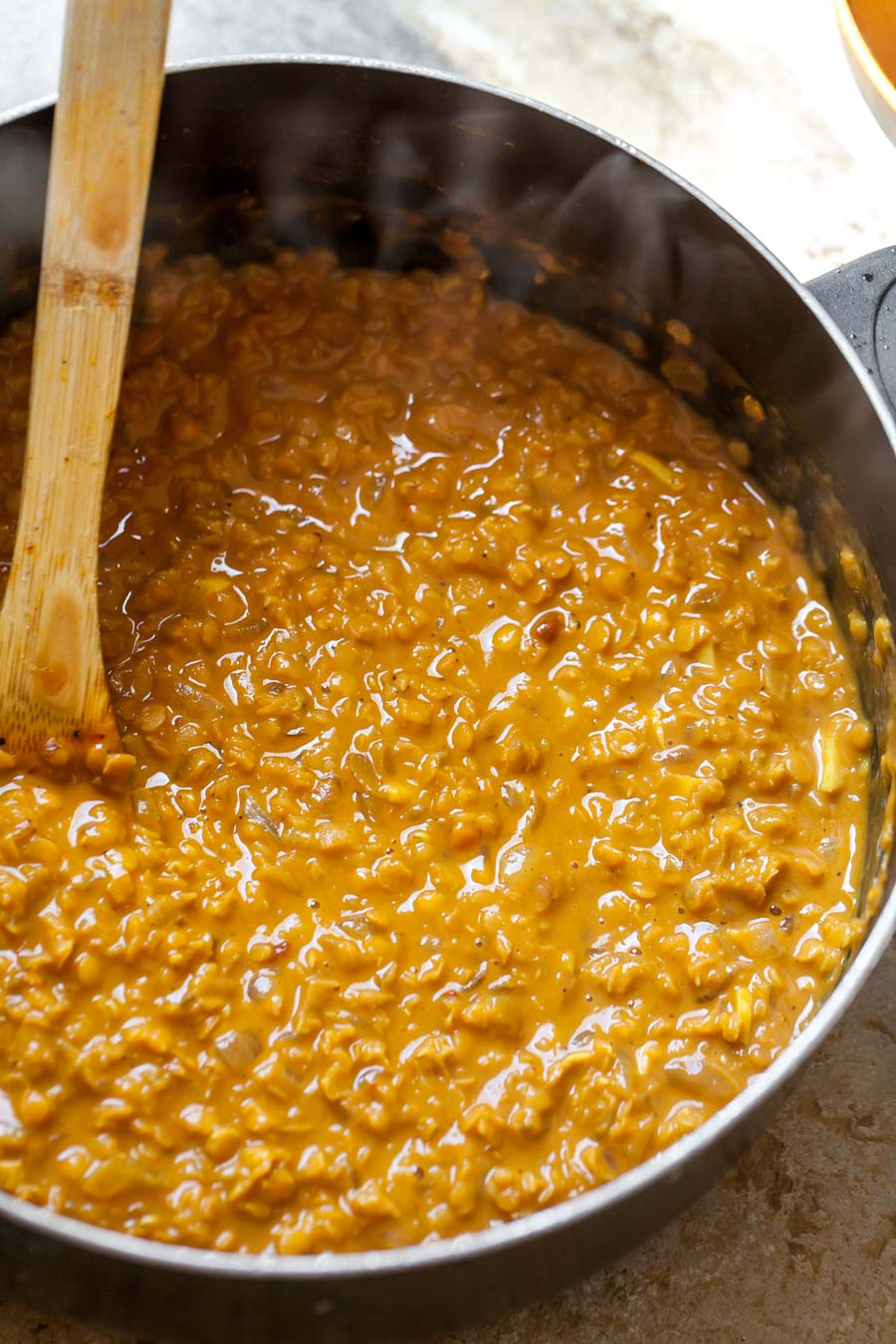 One Pot Lentil Soup with Curry Spices (Vegan, Gluten Free, Freezer-Friendly)