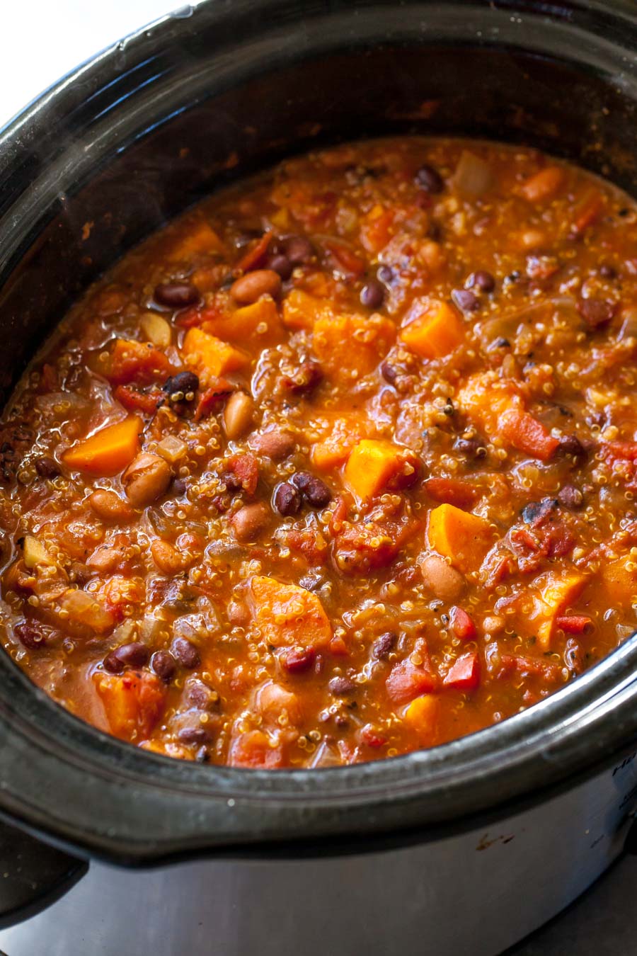 Vegetarian Chili in the Slow Cooker