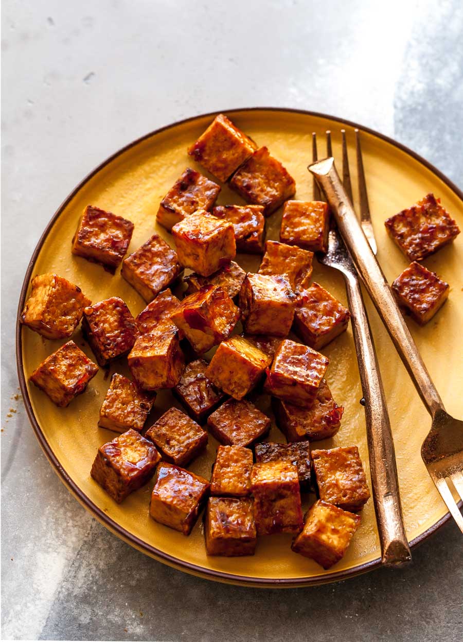 How to Make Crispy Tofu with Asian Glaze