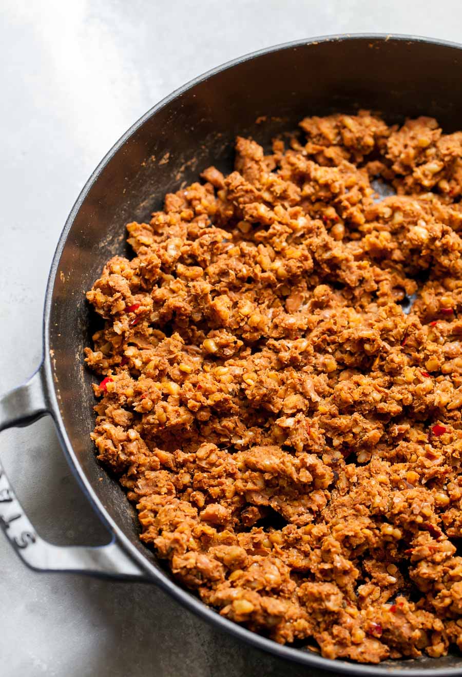 Plant-Based Crumbled Walnut Chorizo