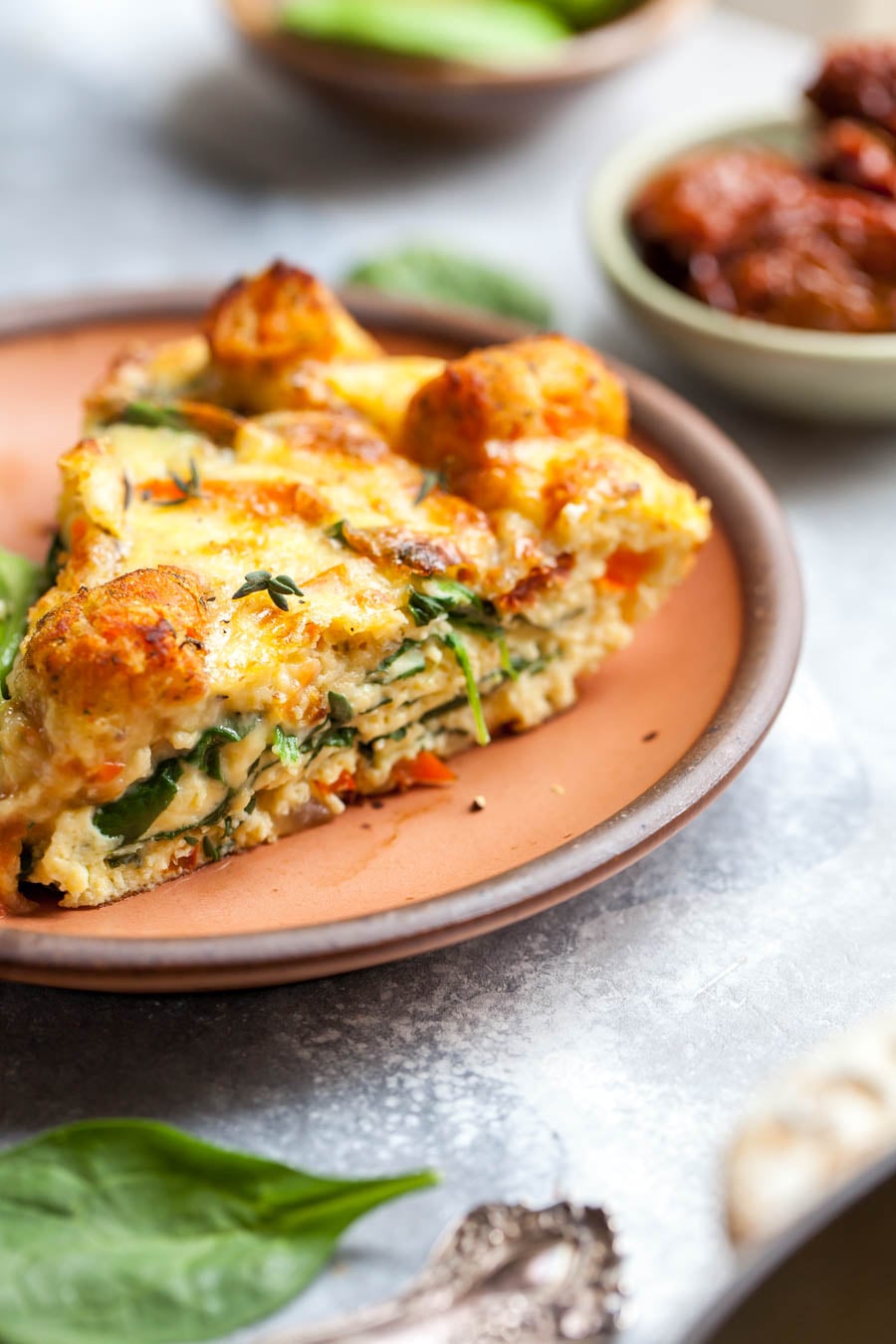 Cheesy Breakfast Bake with Vegetables and Tater Tots