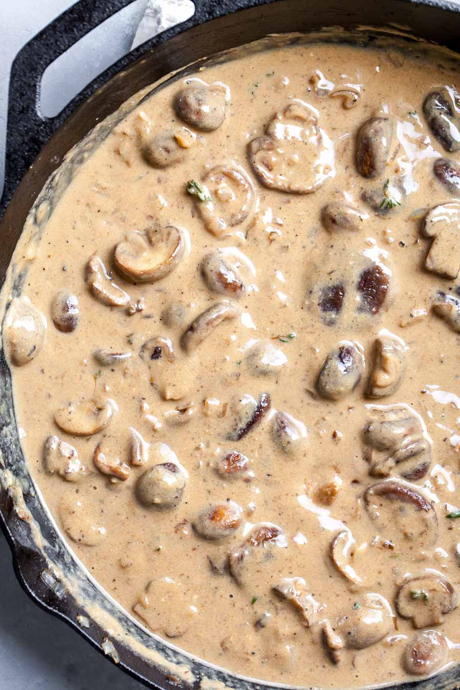 Creamy Yogurt-Based Mushroom Sauce
