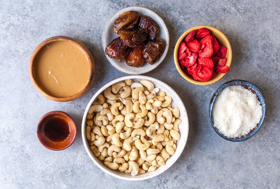 Ingredients for No-Bake Energy Bites