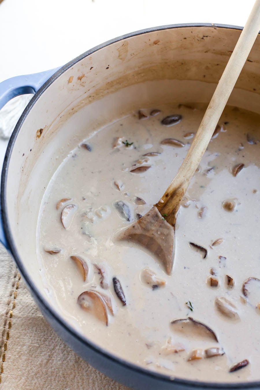 Plant-Based Creamy Mushroom Soup