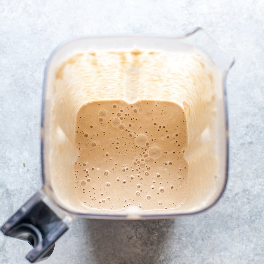 Blended Walnut-Rosemary Cream Sauce