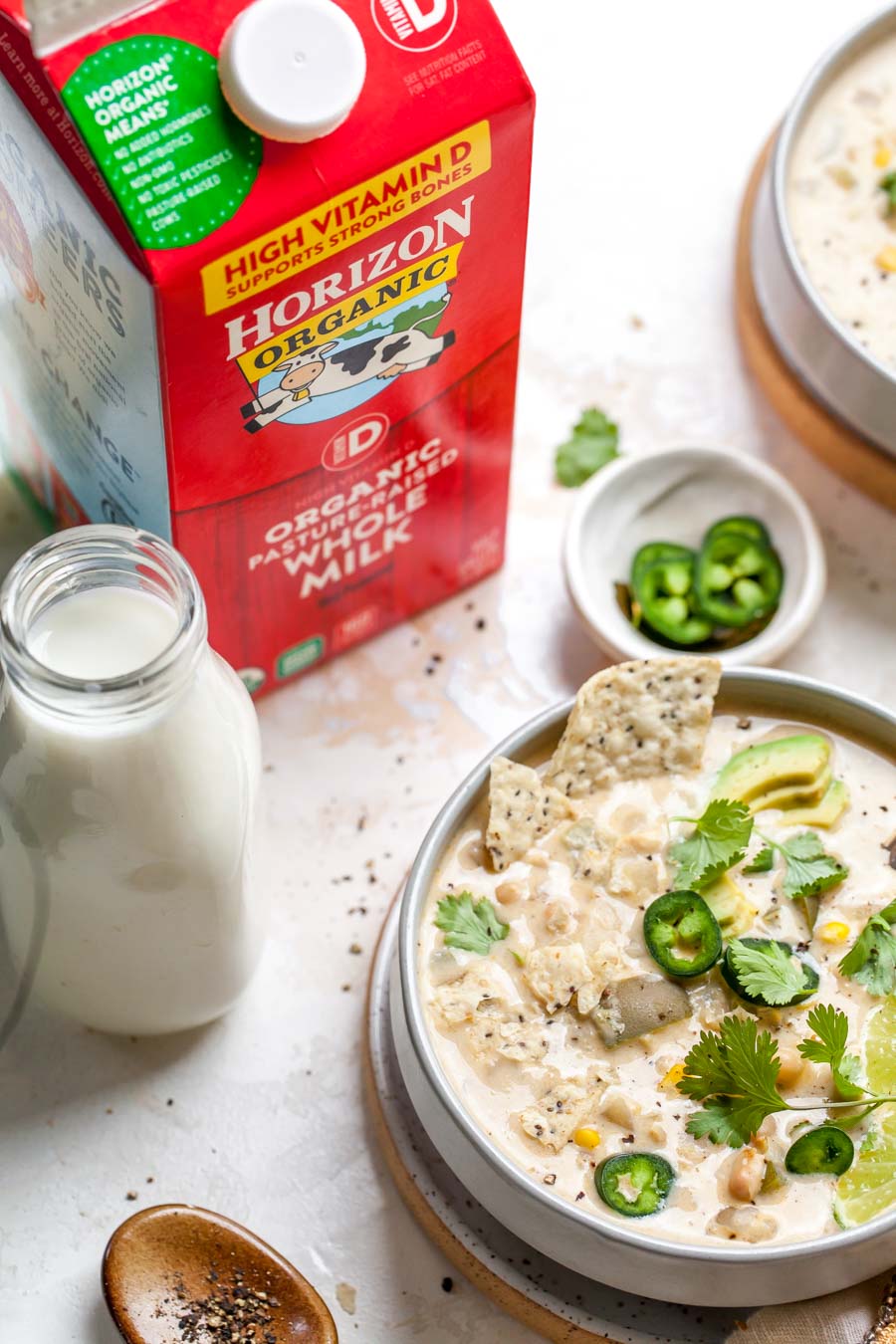 Horizon Organic milk packaging