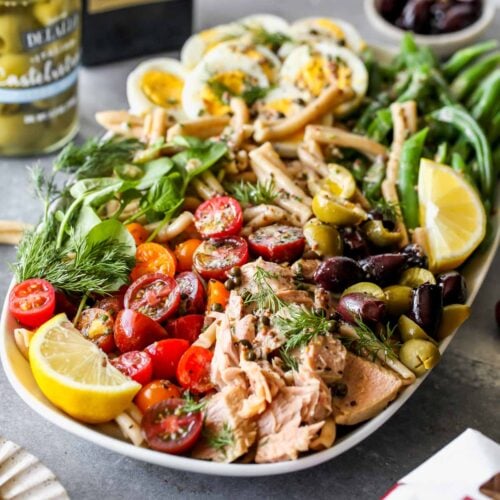 Tuna Niçoise Pasta Salad with Herb Vinaigrette