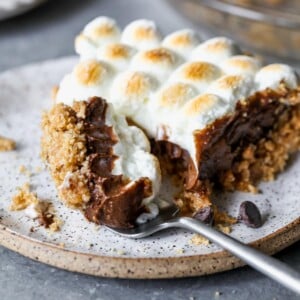 No Bake Healthier S'mores Pie