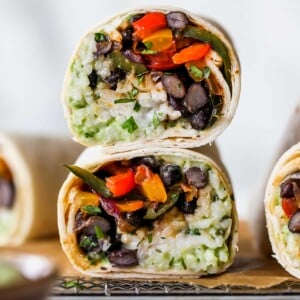 The Ultimate Vegetarian Burritos (Freezer-Friendly)