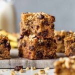 Chocolate Chip Banana Bread Bars