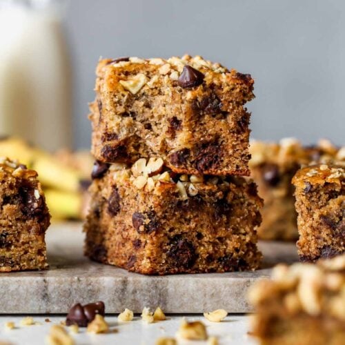 Chocolate Chip Banana Bread Bars