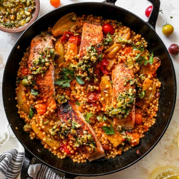 Mediterranean Salmon Skillet