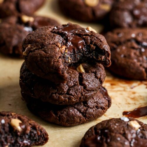 Healthy Chocolate Peanut Butter Cookies