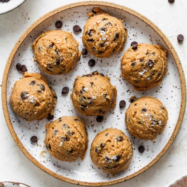Chocolate Chip Cookie Dough Protein Balls