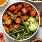 Sweet Potato Bowls with Turmeric Honey Mustard