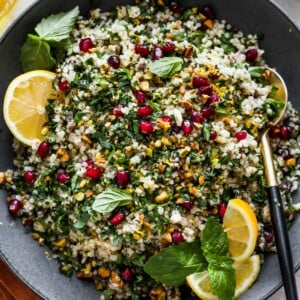 Brown Butter Quinoa Tabbouleh Salad