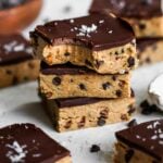 Peanut Butter Chocolate No-Bake Protein Bars