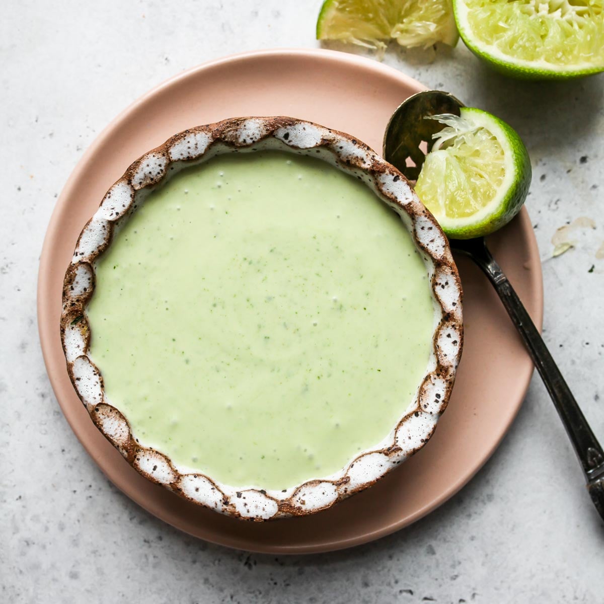 Baja dressing in a white bowl