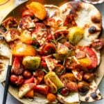 Za'atar Marinated Tomatoes with Halloumi