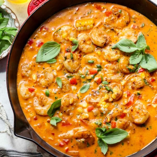 Creamy Coconut Shrimp Skillet