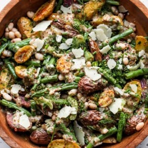 Roasted Potato Salad with Zesty Mustard Dressing