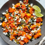 Butternut and Poblano Salad with Feta