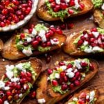 Avocado Toast with Pomegranate Salsa