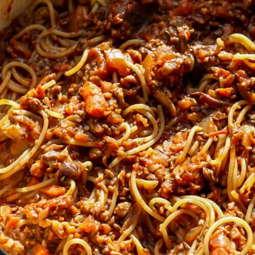 Vegan Spaghetti Bolognese