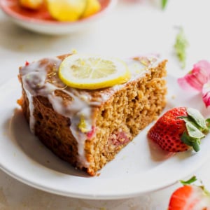 Strawberry-Lemon Cardamom Brunch Cake