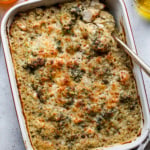 Cheesy Chicken Broccoli Quinoa Bake