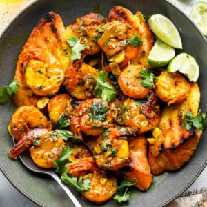 Shrimp in Turmeric-Lime Sauce
