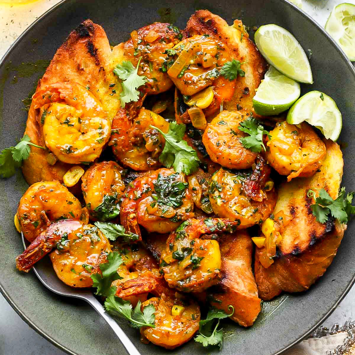 Shrimp in Turmeric-Lime Sauce