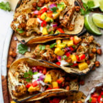 Chili-Roasted Cauliflower and Chickpea Tacos