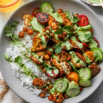 Cauliflower Shawarma Bowls with Green Tahini Sauce