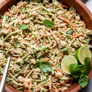 Thai Broccoli Chickpea Salad
