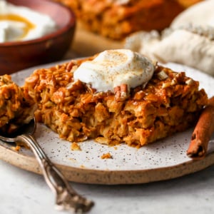 Baked Pumpkin Pie Oats