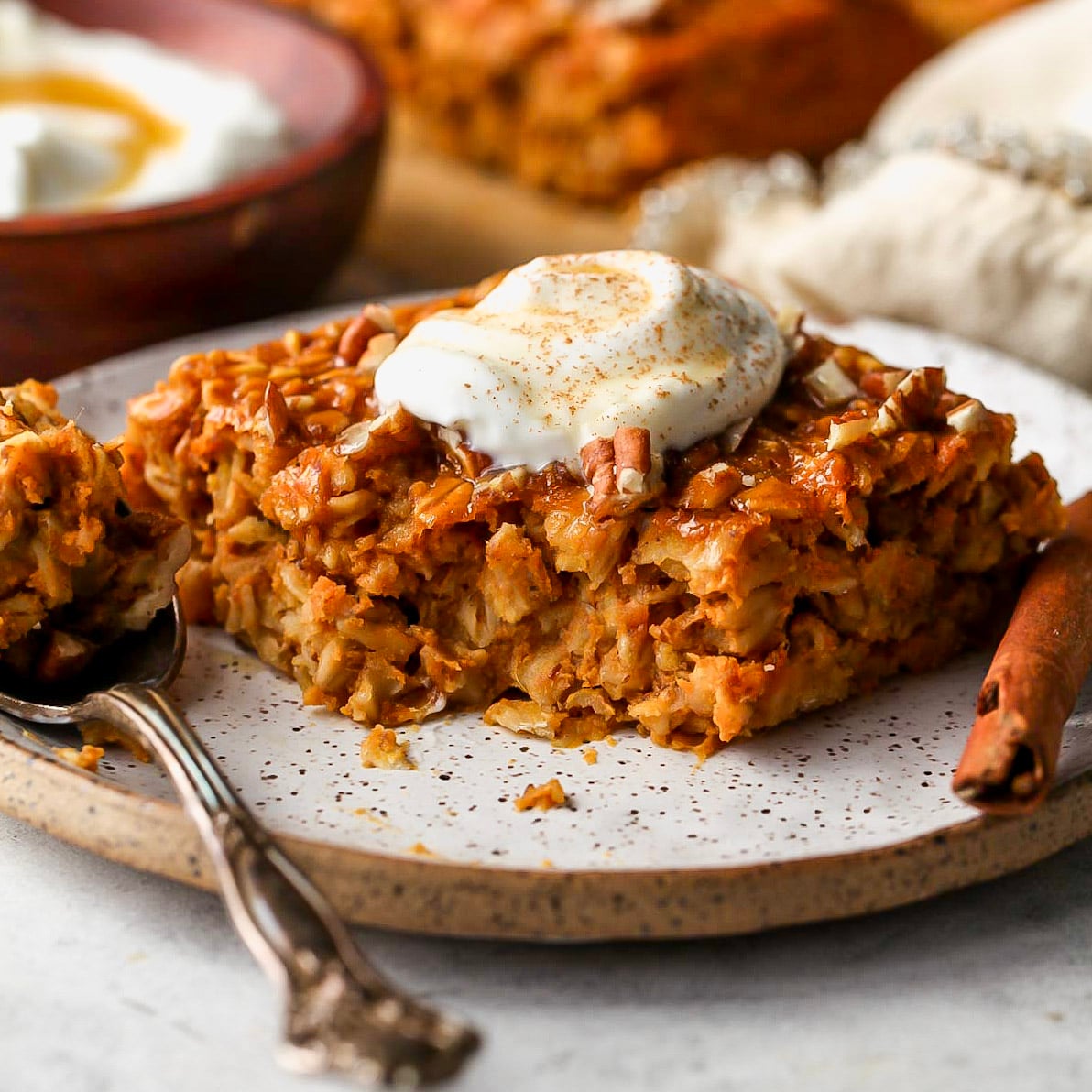 Baked Pumpkin Pie Oats