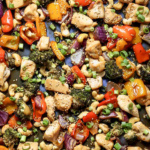 Sheet Pan Honey-Sesame Chicken