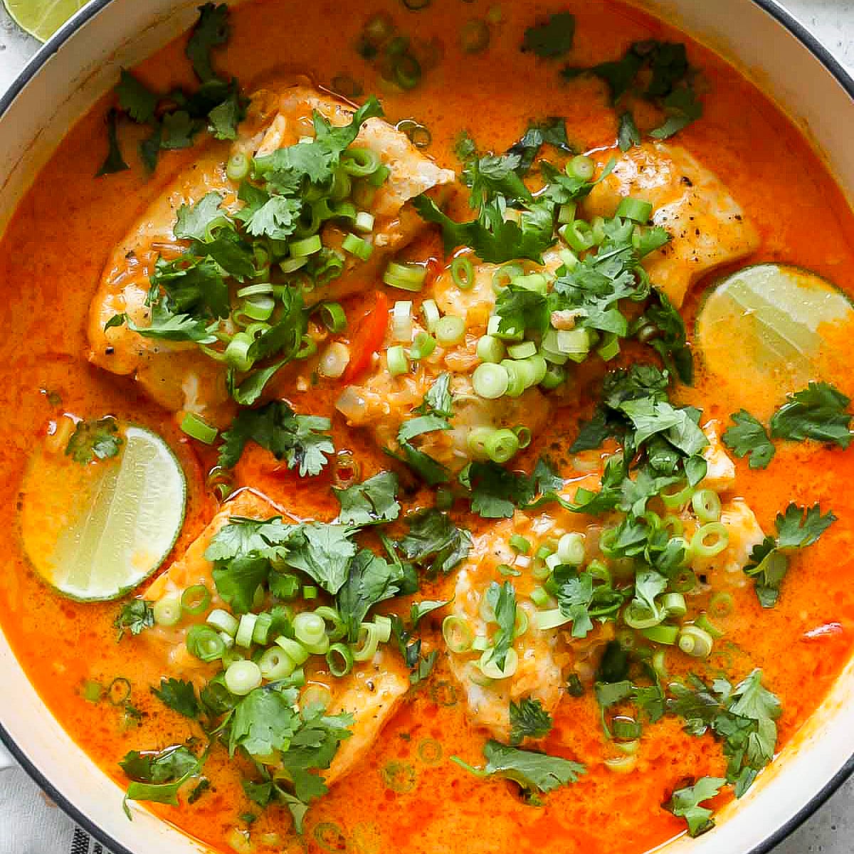 Thai-Inspired Coconut Cod