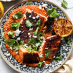 Broiled Salmon with Pepita Salsa