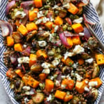 Roasted Veggie Lentil Salad