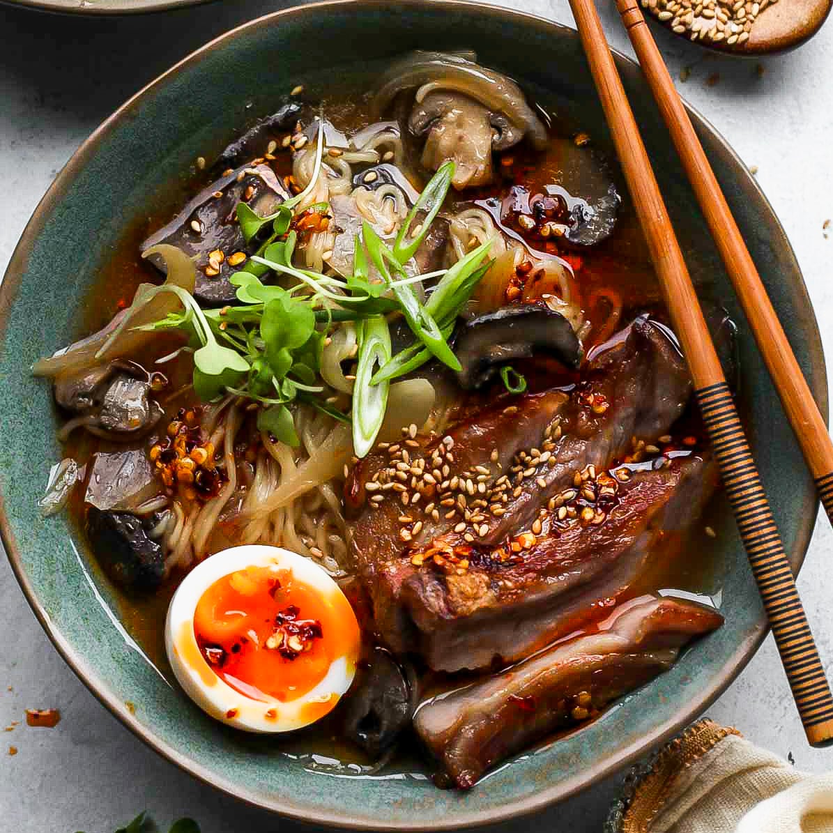 Slow Cooker Pork Ramen