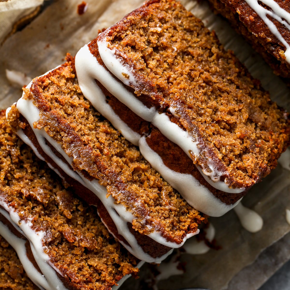 Gingerbread-Tahini Banana Bread