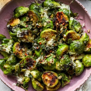 Sautéed Brussels Sprouts with Maple-Mustard Glaze